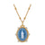 Imperial Guadalupe Medal Blue Agate