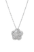 Baguette Flower Diamond Necklace