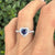 Sapphire Heart RIng