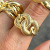 Chunky Double Knot Ring 14K Yellow Gold