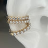 Pearl and Diamond Earcuff Earring