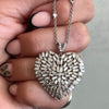 Baguette Diamond Heart Pendant Necklace