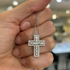 Emerald Cut Diamond Cross