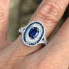 Oval Sapphire Ring