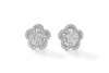 Baguette Flower Diamond Earring