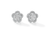Baguette Flower Diamond Earring