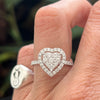 Heart Shaped Diamond Ring