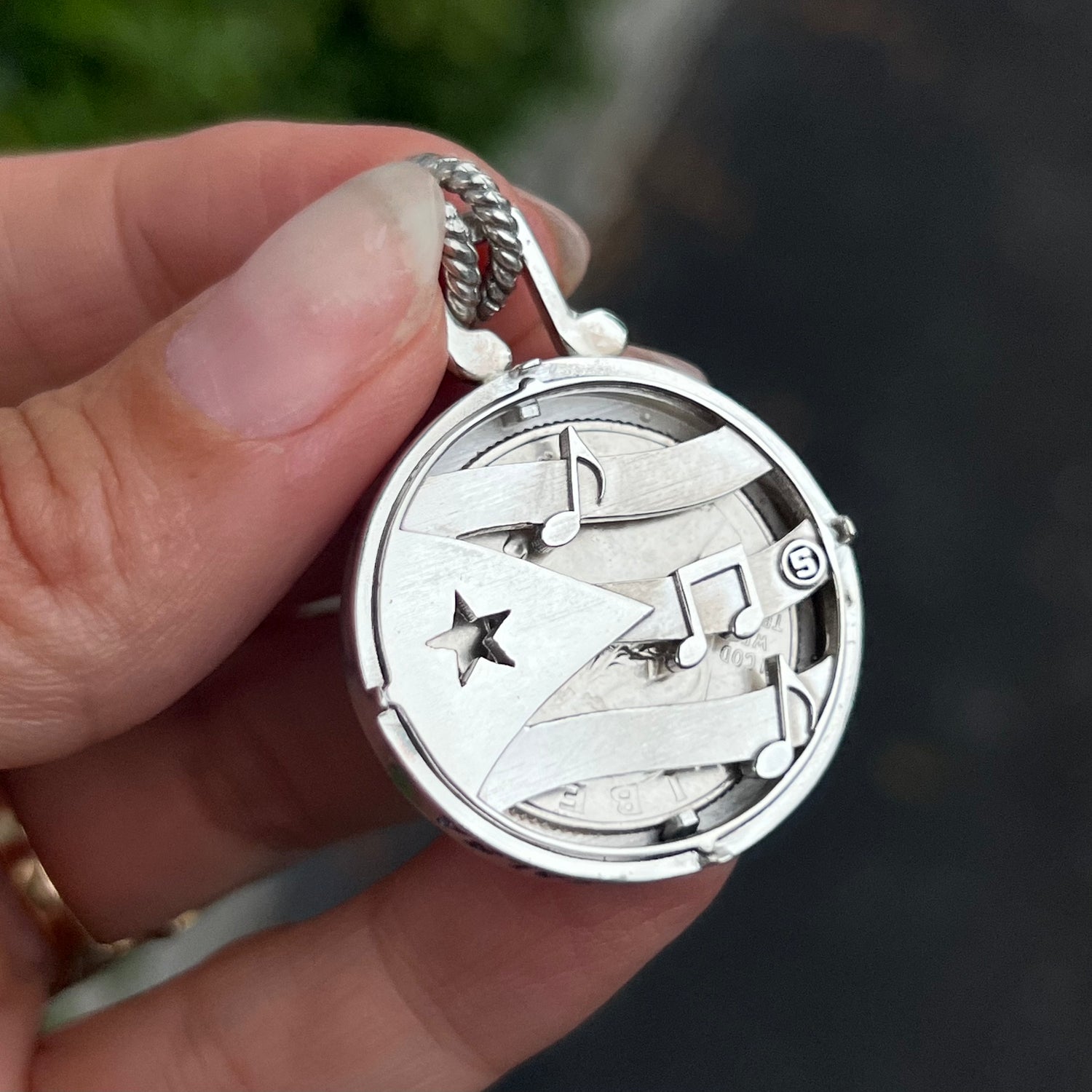 Celia Cruz Quarter Pendant