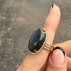 Labradorite and Diamond RIng