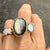 Mother of Pearl and Moonstone Ring