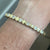 Yellow Gold Bezel Set Diamond Bangle