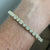 Yellow Gold Bezel Set All Diamond Bangle