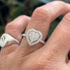 Heart Shaped Diamond Ring