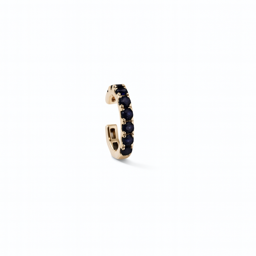 Single Row Precious Stones Earcuff Earring
