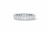 Emerald Cut Eternity Lab Diamond Band