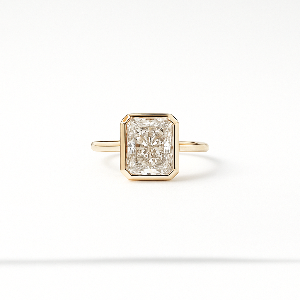 The Sofia Radiant Cut Lab Diamond Solitaire