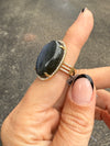 Labradorite and Diamond RIng