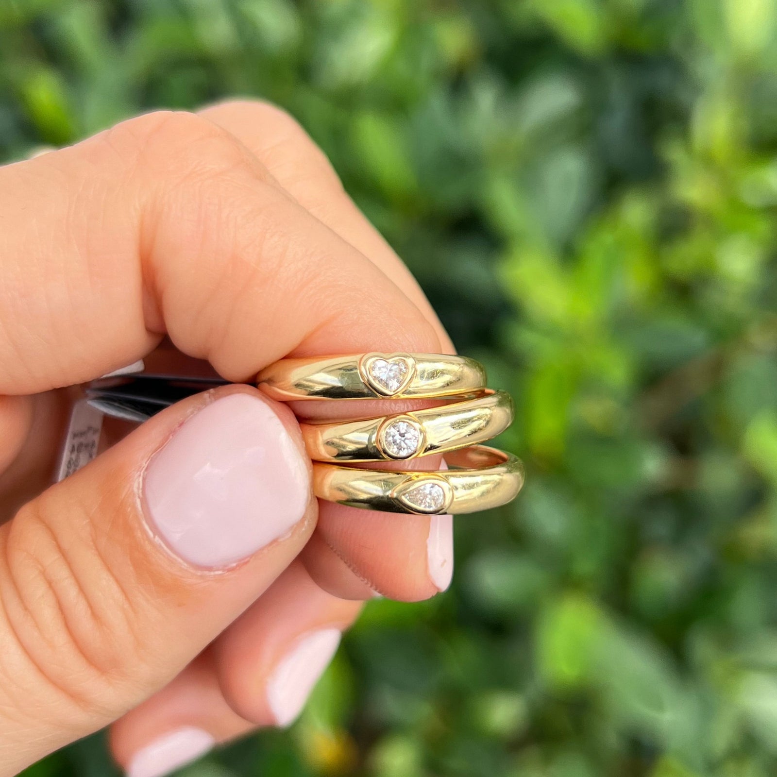 Gipsy Set Pear Shape Diamond Ring