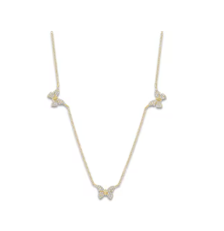 3 Butterflies Necklace