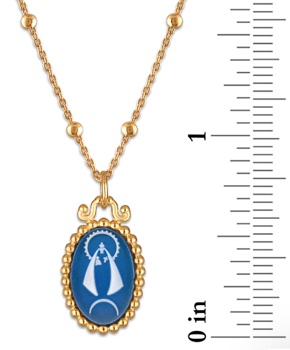 Caridad del Cobre Blue Agate Princesa