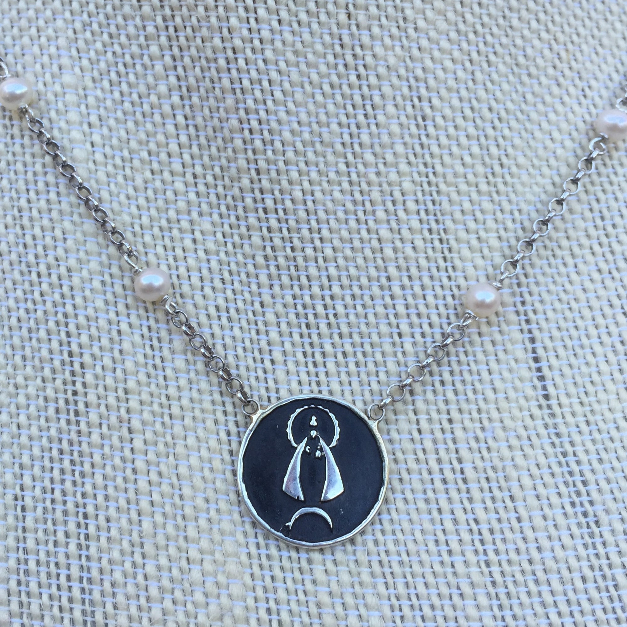 Caridad del Cobre Medal Necklace (Medium)