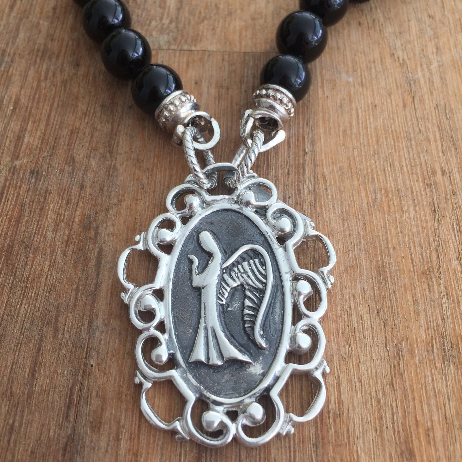 Arabesque Guardian Angel Pendant