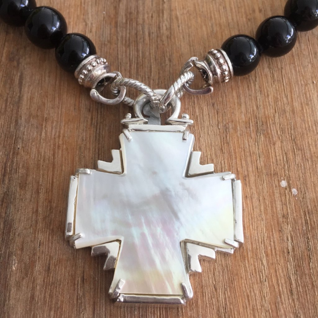 Mother of Pearl Cross