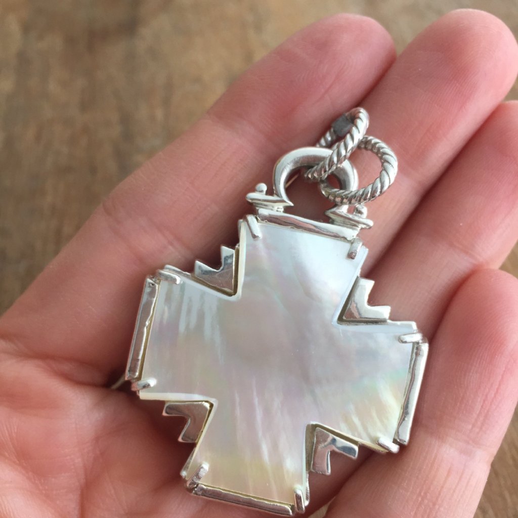 Mother of Pearl Cross