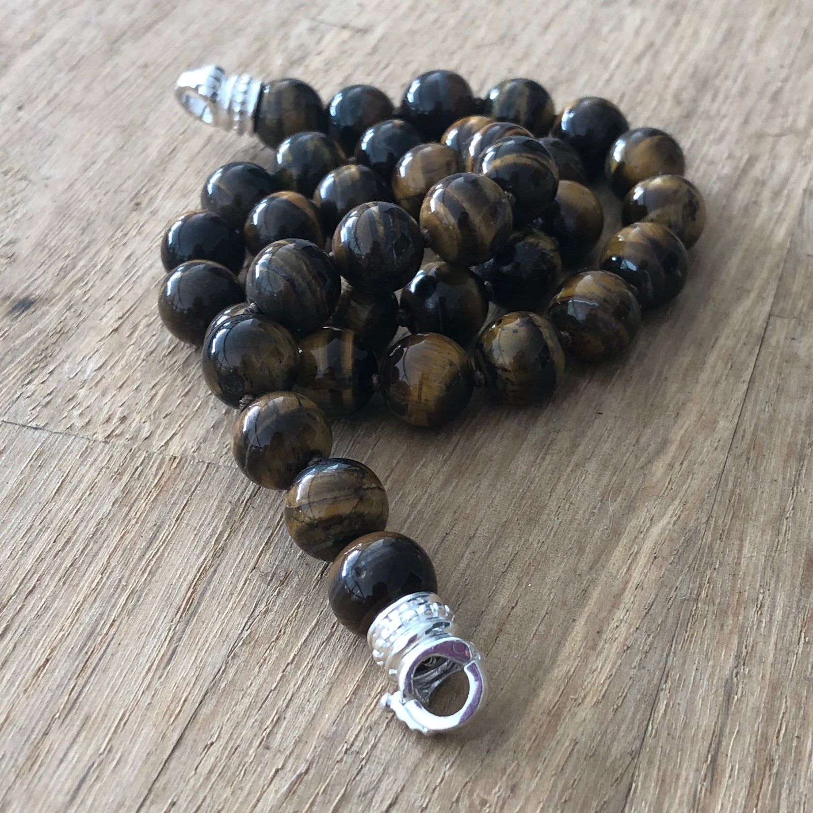 Tiger Eye Bead Necklace