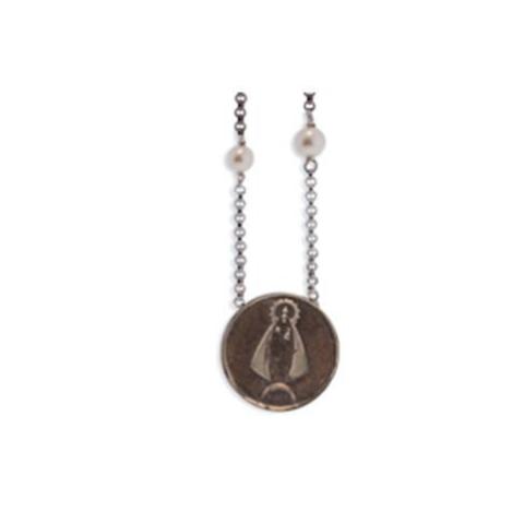 Mini Caridad del Cobre Medal Necklace
