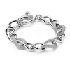 Figaro Link Silver with Toggle TS