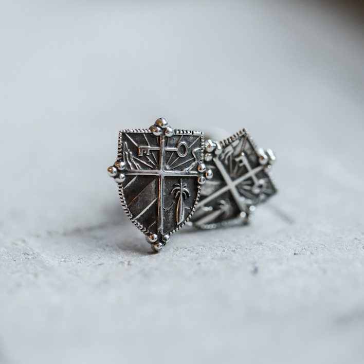 Renaissance Cuban Crest Cufflinks