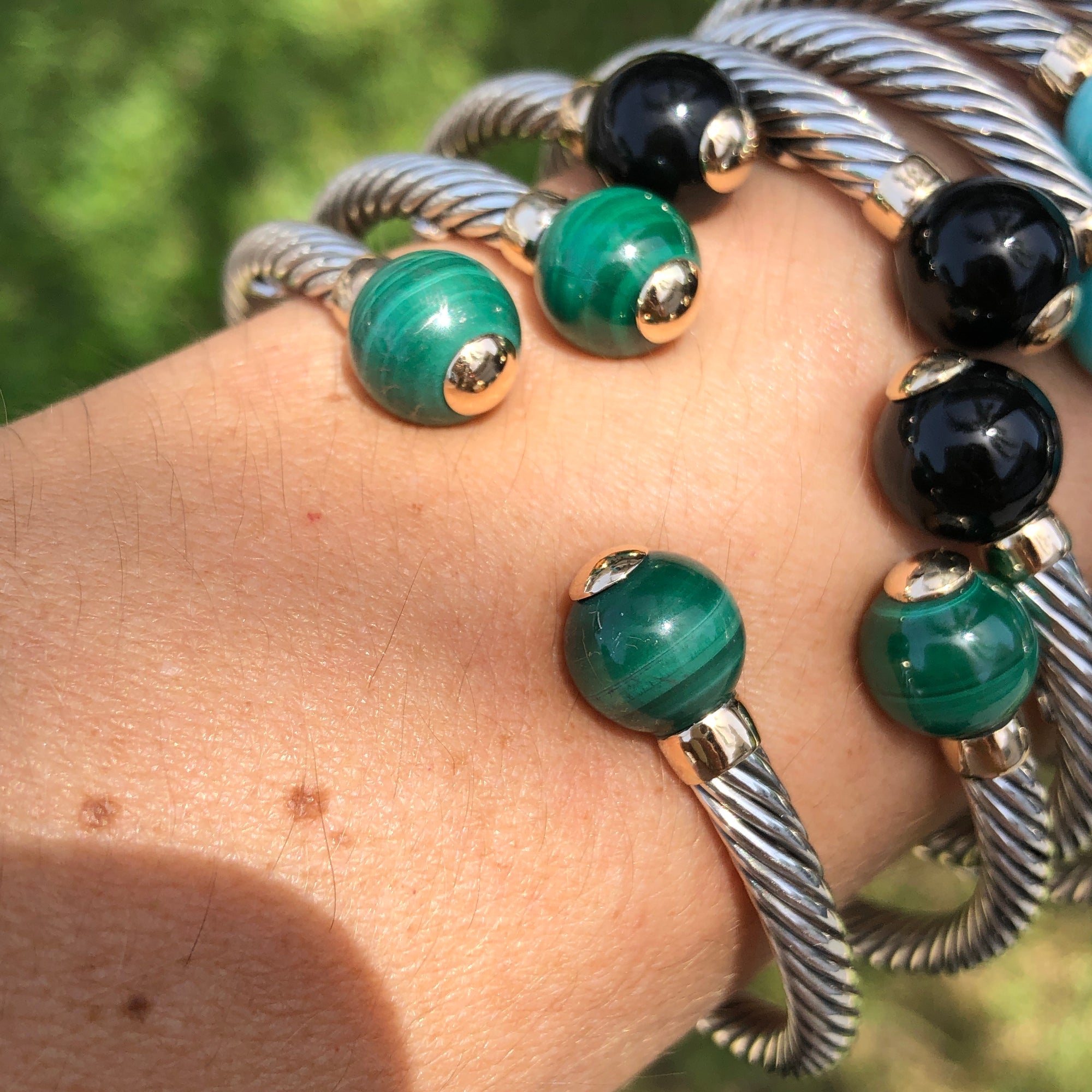 Big Stones Mini Twist Bangle