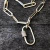 Oval Link Gold Chain with Oval Lock