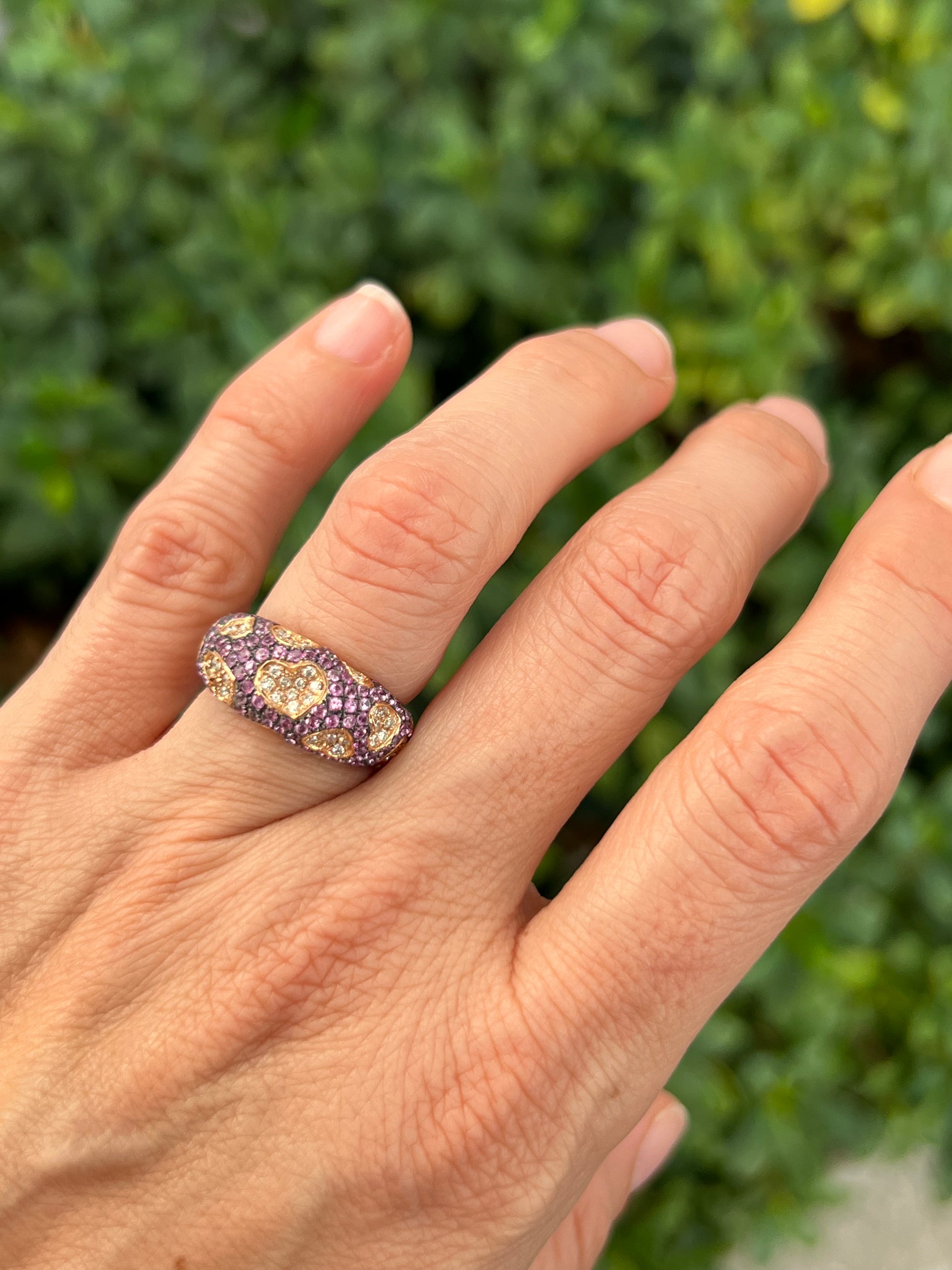 Rose gold 2025 dome ring