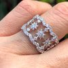Stars and Lace Diamond Ring