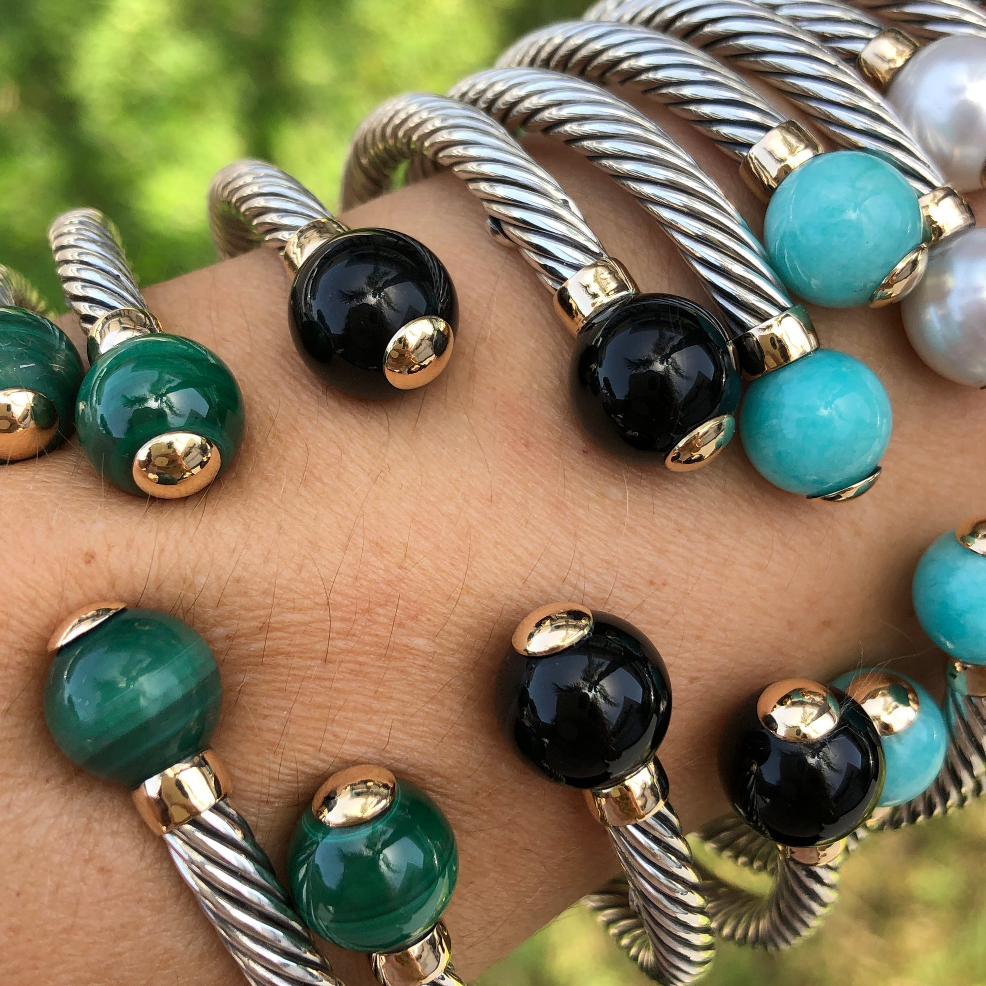 Big Stones Mini Twist Bangle