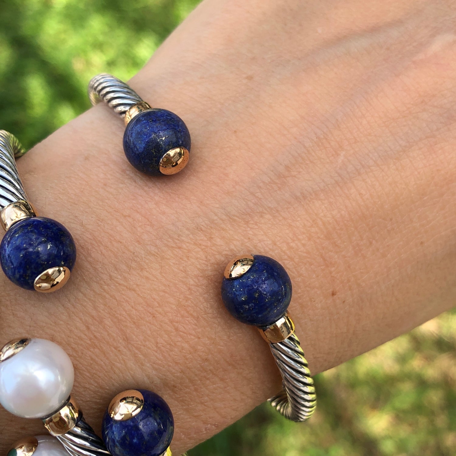 Big Stones Mini Twist Bangle