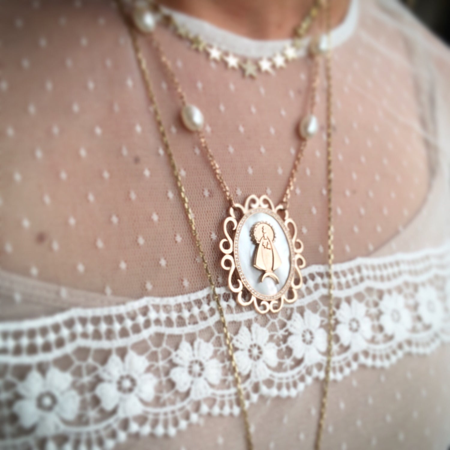 Mother of Pearl Caridad del Cobre