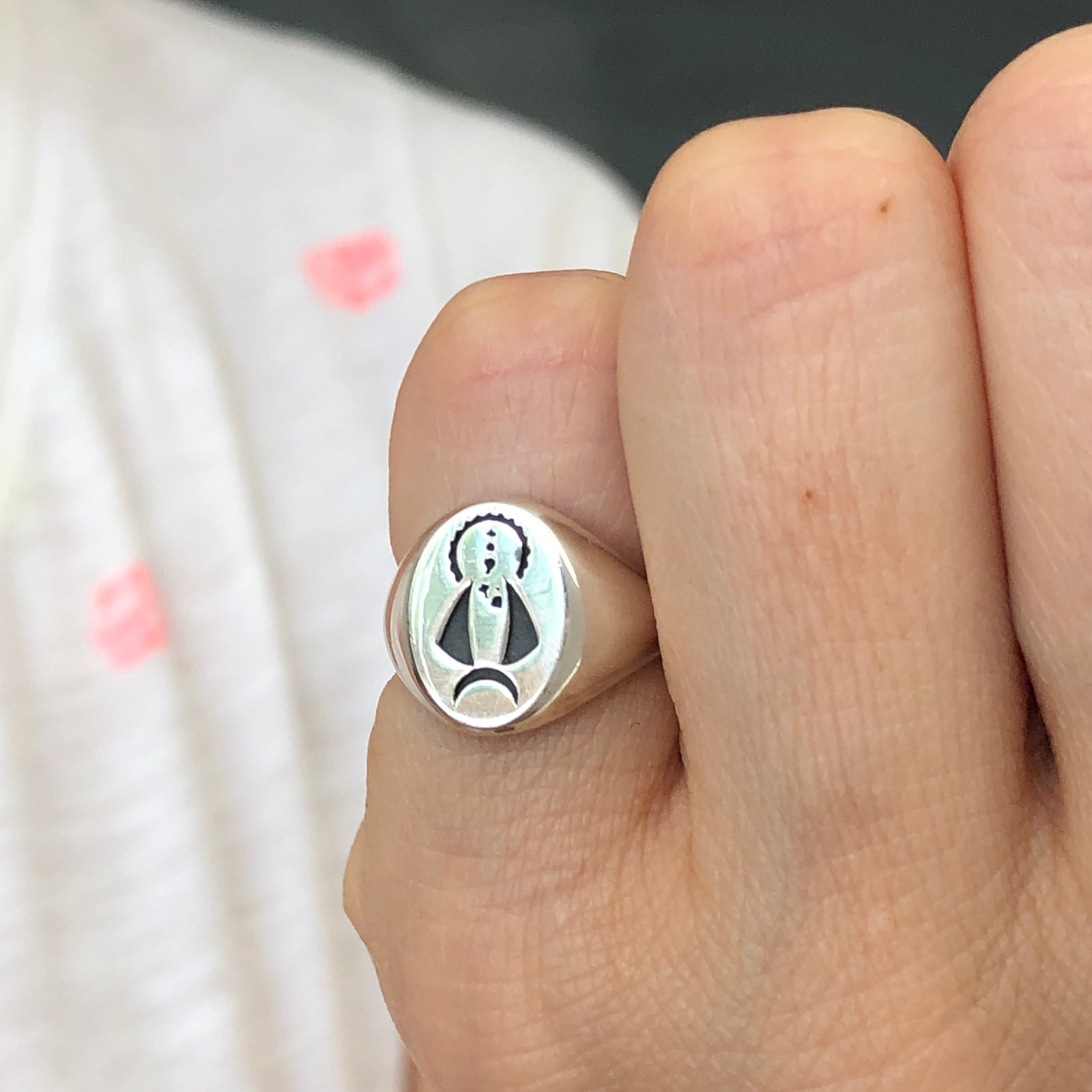 Caridad del Cobre Signet Ring