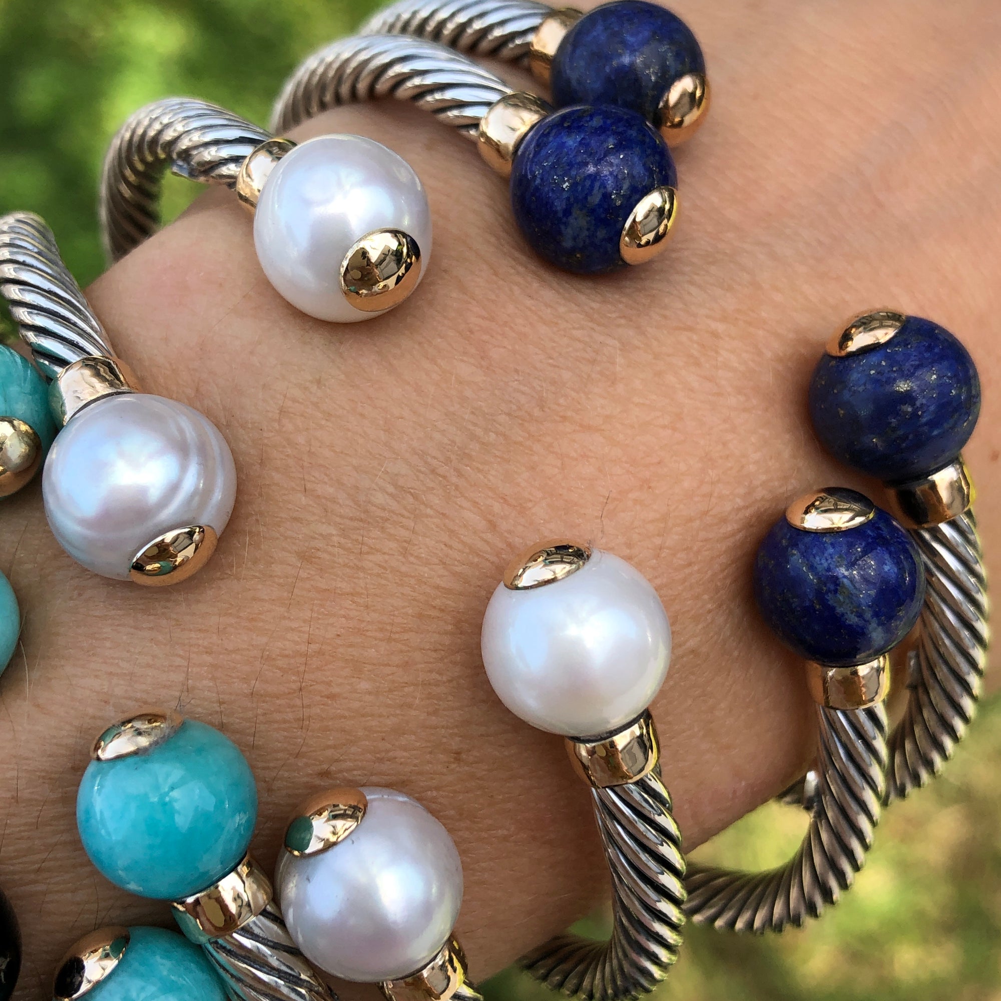 Big Stones Mini Twist Bangle