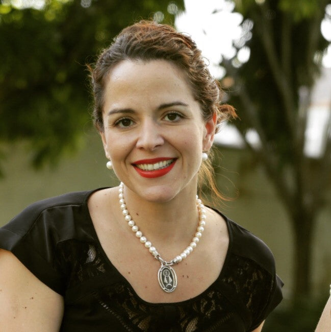 Oval Caridad del Cobre Pendant