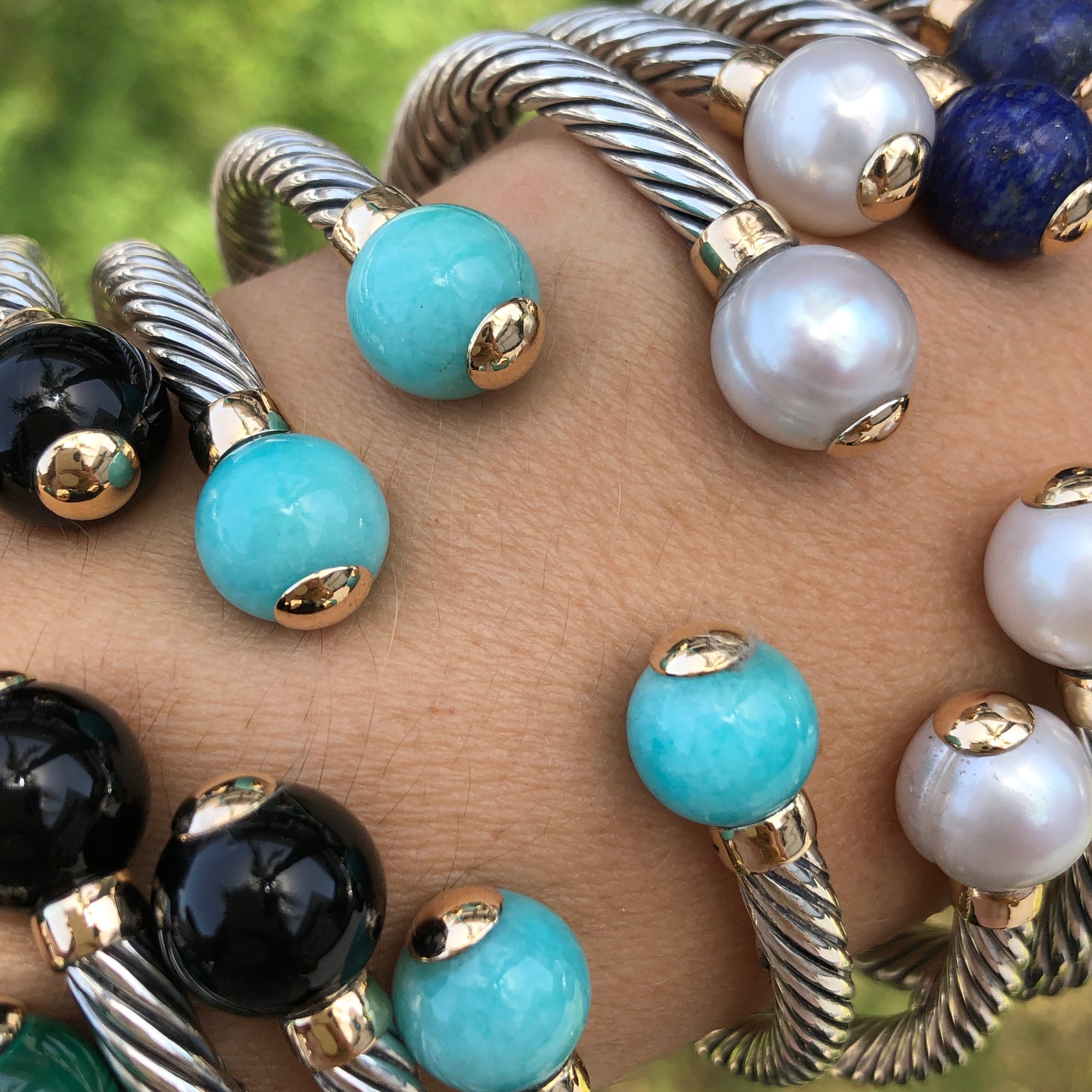 Big Stones Mini Twist Bangle