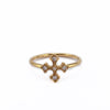 Yellow Gold Cross Ring