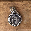 Cable Cuban Crest Pendant Small