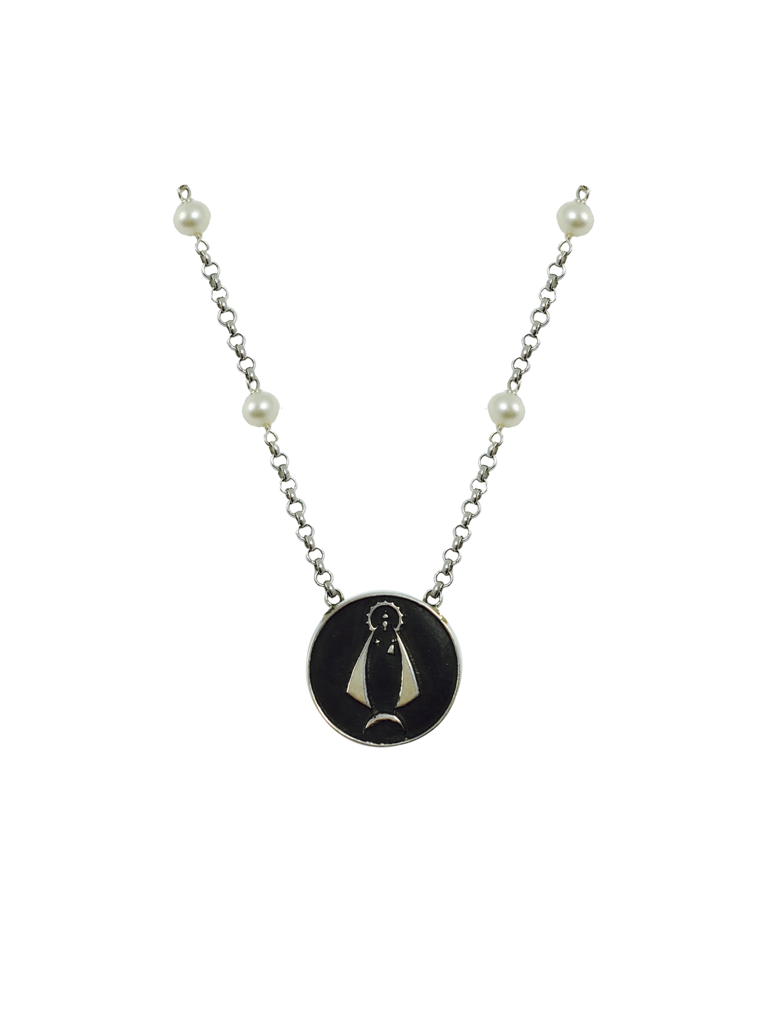 Caridad del Cobre Medal Necklace (Medium)